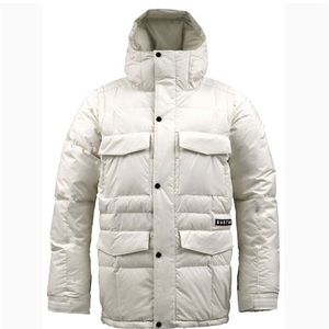 Mens Burton Snow Jacket, Small, light blue